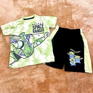 Buzz Lightyear - Boy’s Size 6 - Shirt & Shorts Set - Toy Story - Disney Pixar